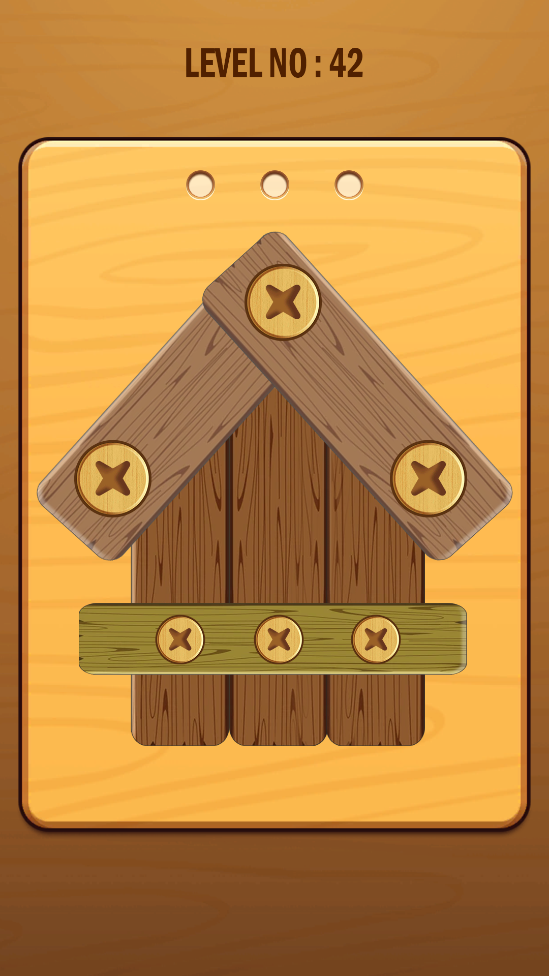 Woodley: Wood Screw Puzzle