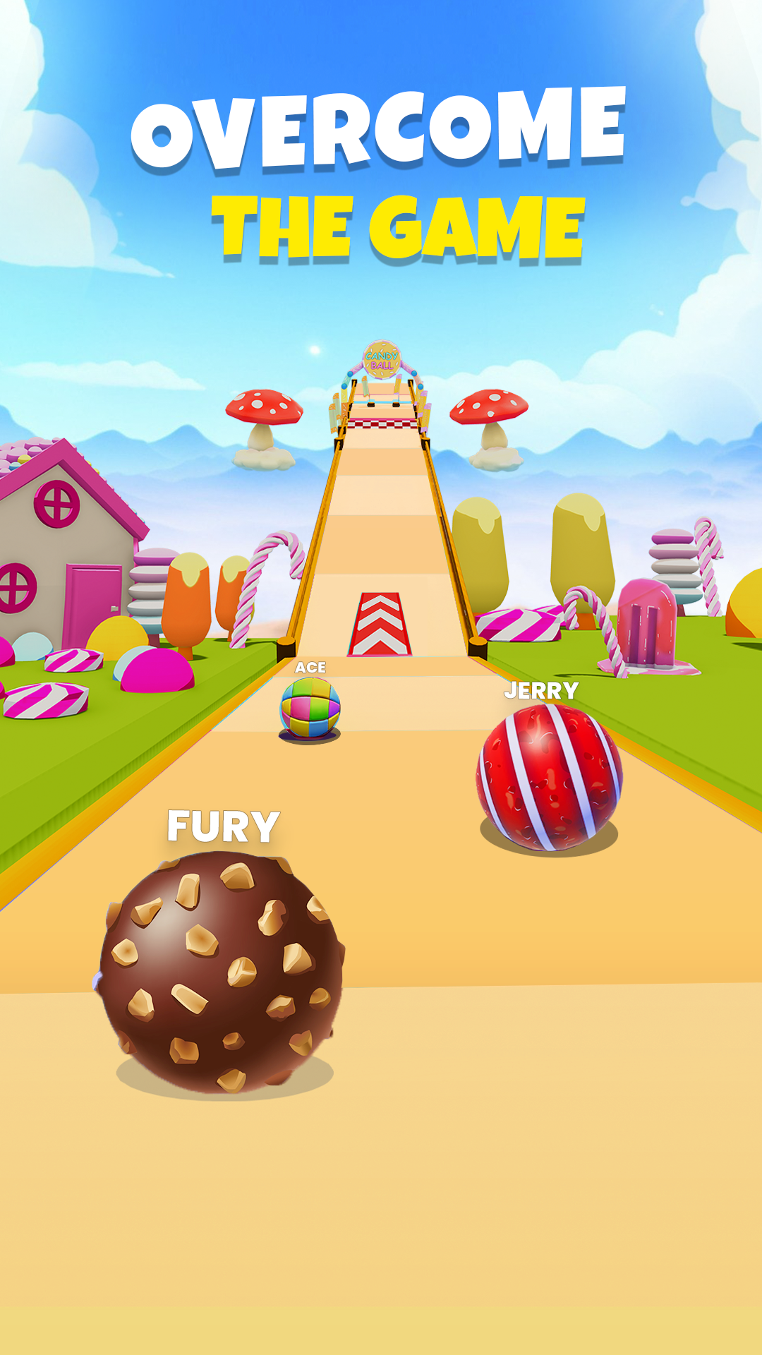 Candy Ball Run – Rolling Games: Swipe, Roll & Conquer the Tracks