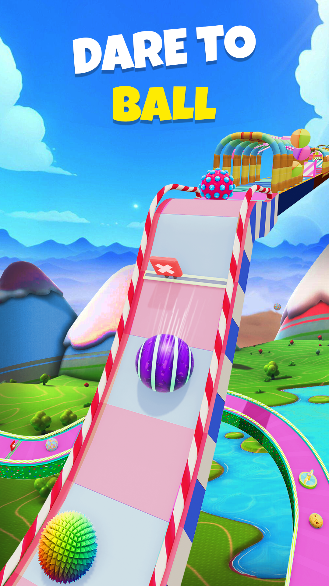 Candy Ball Run – Rolling Games: Swipe, Roll & Conquer the Tracks